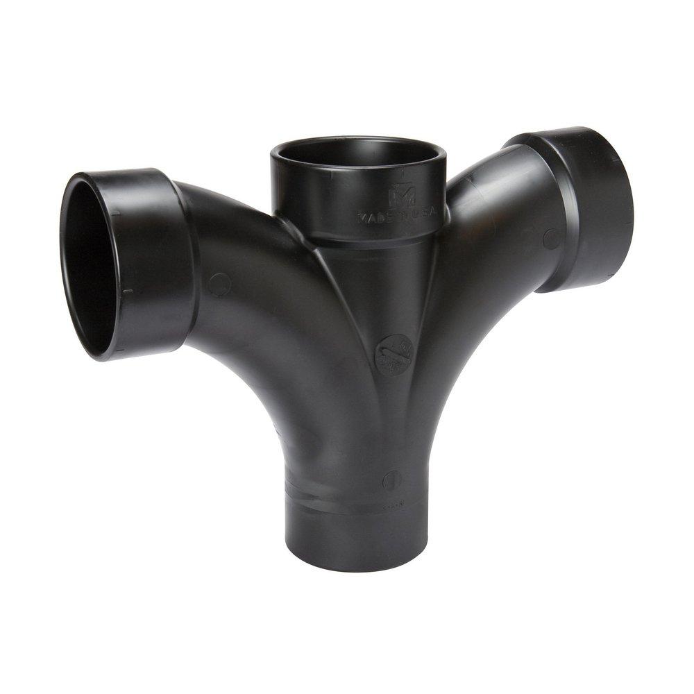 ABS DWV Street Double Fixture Tee 