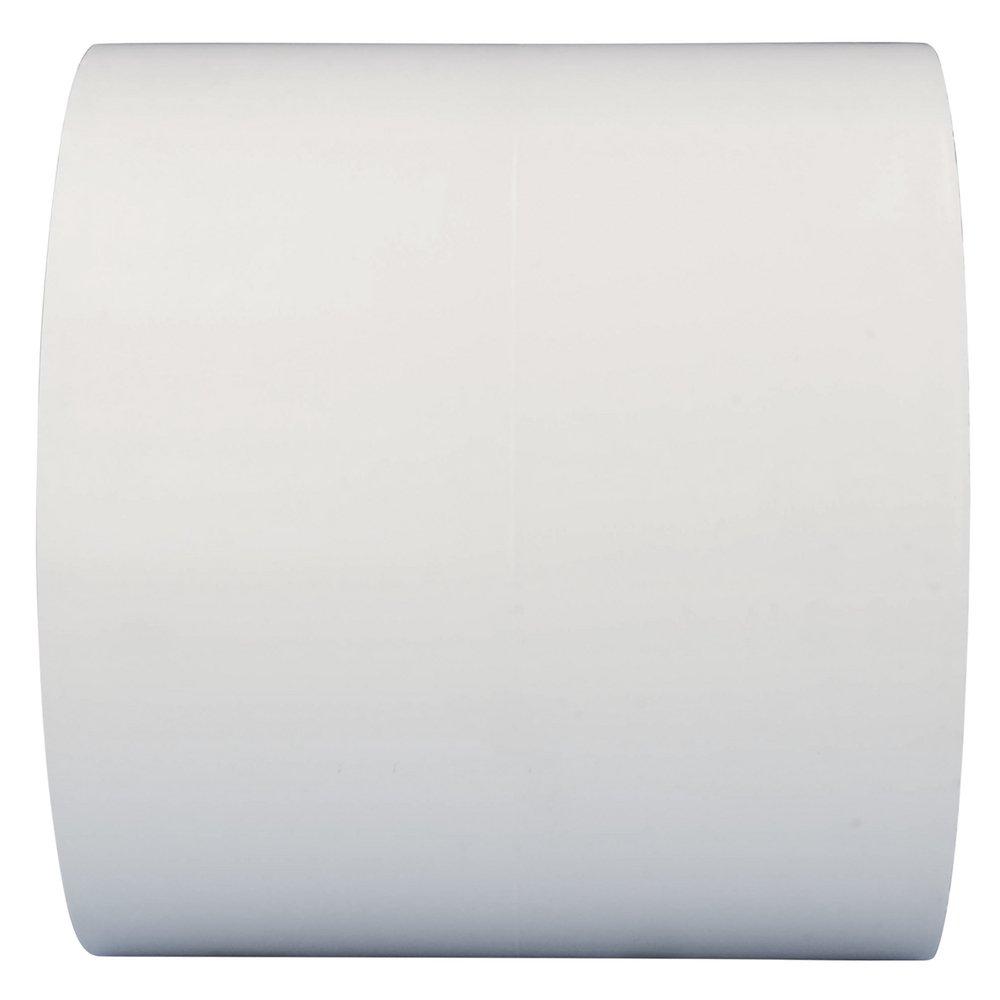 White Hub and DWV Schedule 30 PVC Coupling 