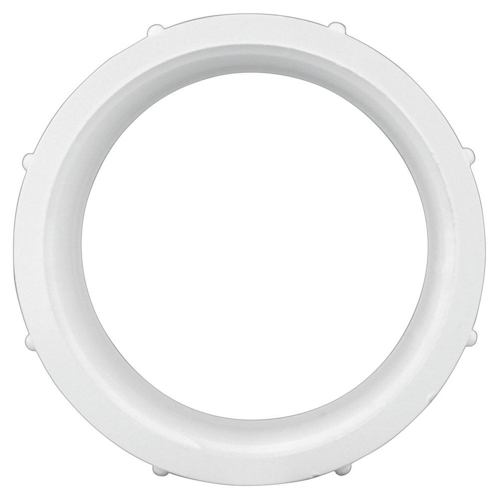 White Spigot x Hub DWV and SDR 35 PVC Sewer Adapter 