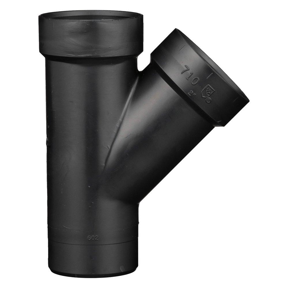 White ABS DWV Street Wye 