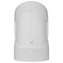 White Hub Straight and DWV Schedule 30 PVC 45 Degree Elbow 