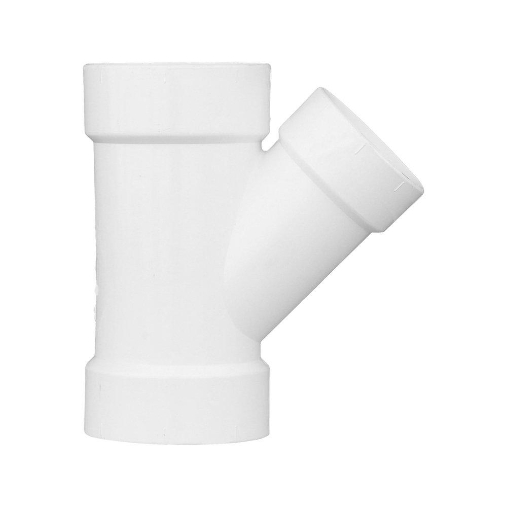 White PVC DWV Sch. 30 Wye 