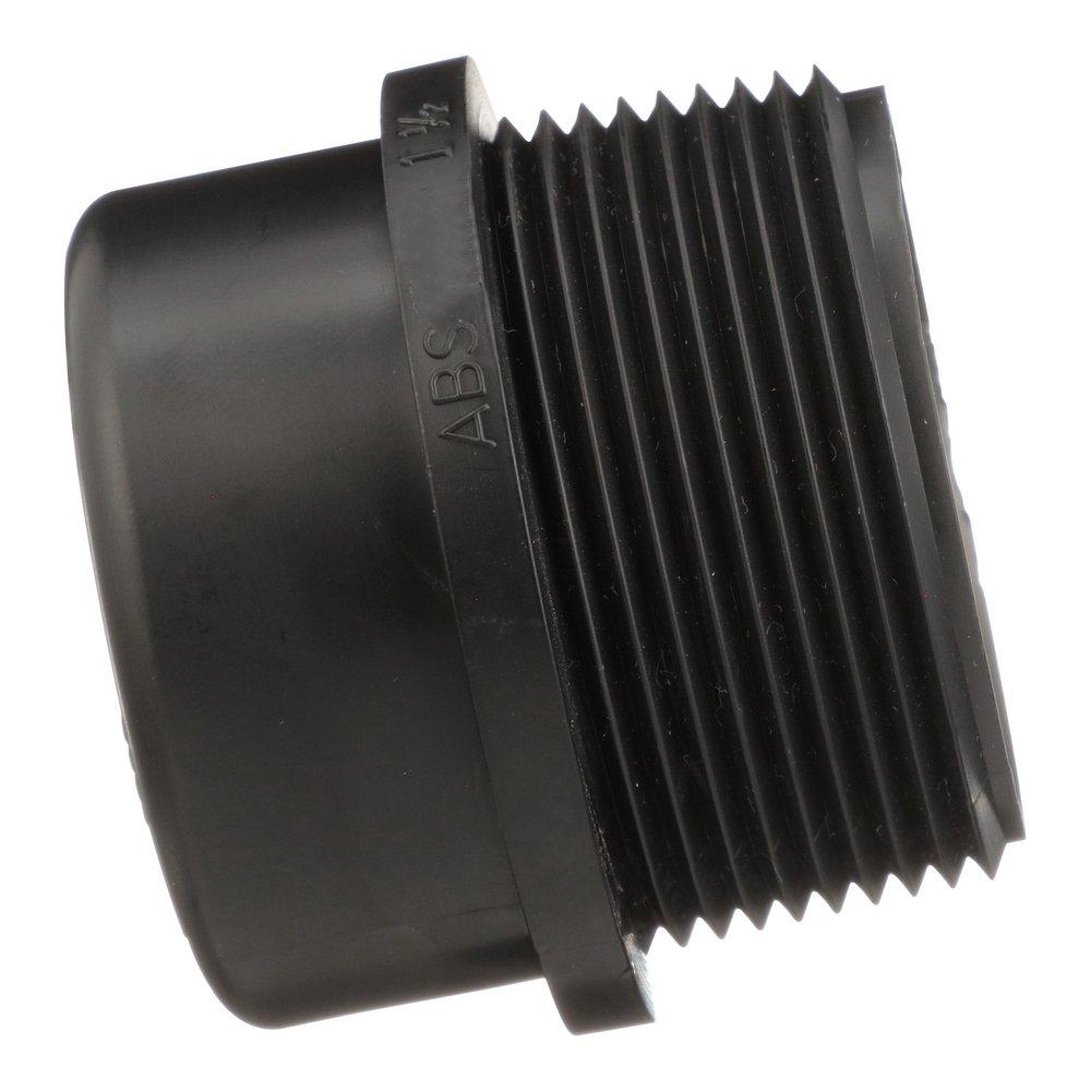 Black ABS DWV Slip Joint Male Trap Adapter 