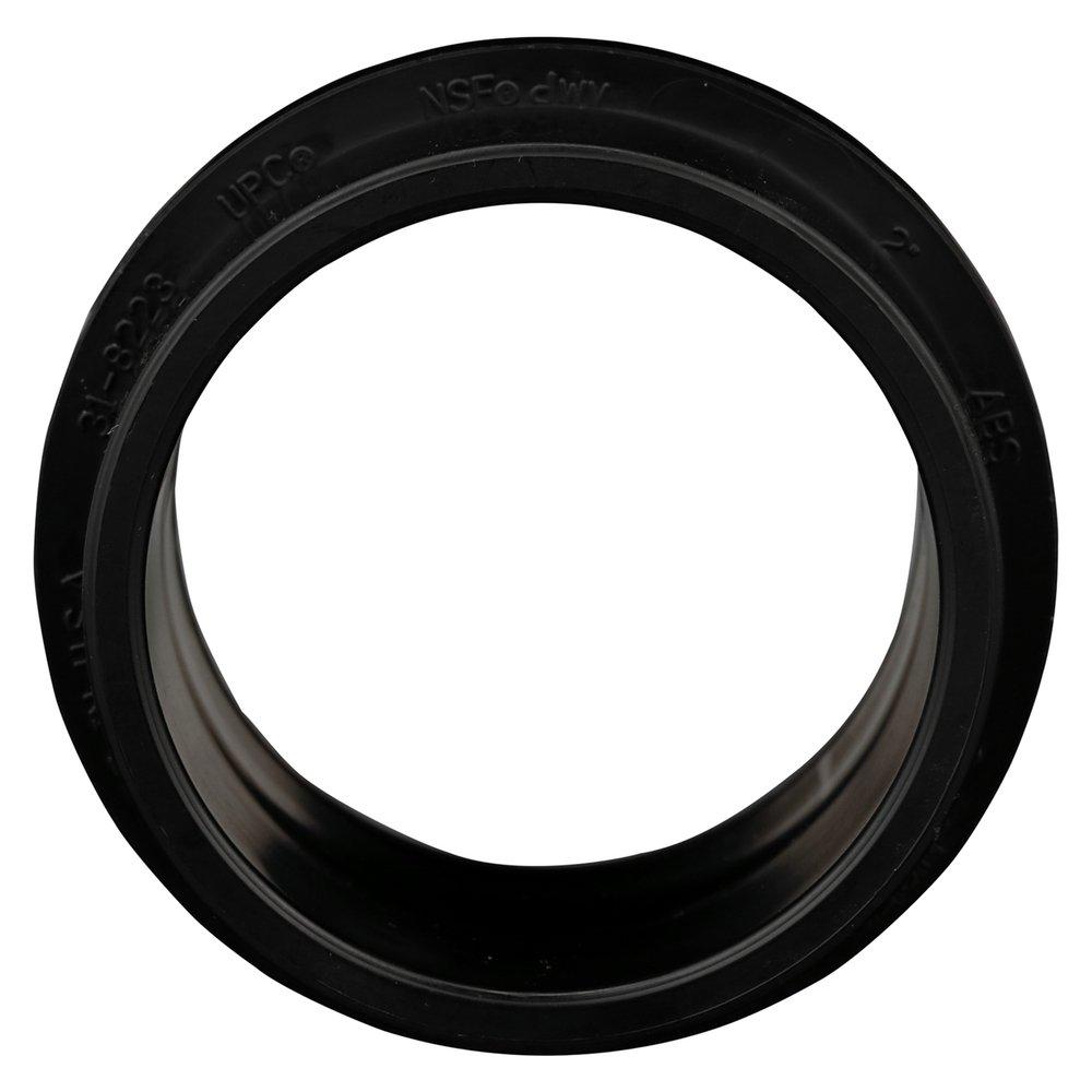 Black ABS DWV Slip Joint Male Trap Adapter 