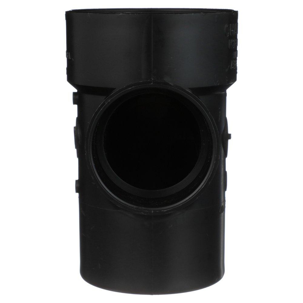Black ABS DWV Street Sanitary Tee 