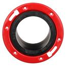 Black ABS DWV Closet Flange with Extension Spigot 