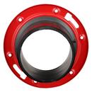 Black ABS DWV Closet Flange with Extension Spigot 