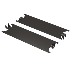 5 x 1-1/2 in. 18 ga Steel Stud Guard
