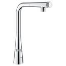 GROHE Chrome Single Handle Pull Out Kitchen Faucet 