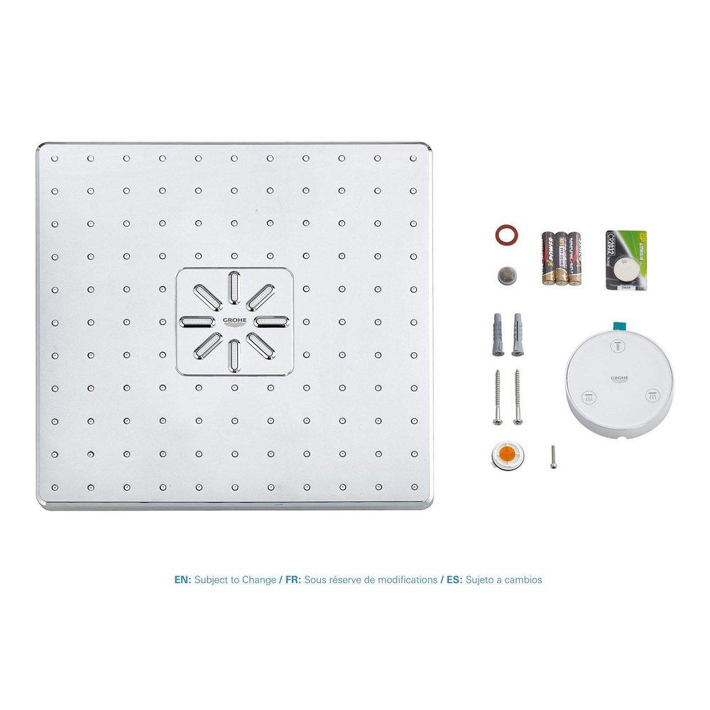 GROHE Chrome Dual PureRain,ActiveRain and PureRain+ActiveRain Showerhead 