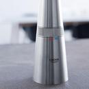 GROHE SuperSteel Single Handle Pull Out Kitchen Faucet 