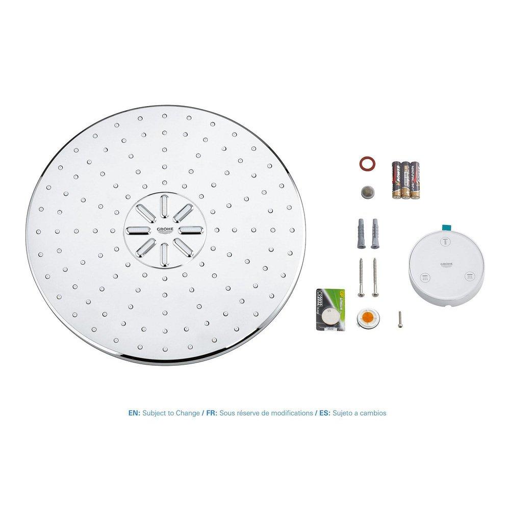 GROHE Chrome Dual PureRain,ActiveRain and PureRain+ActiveRain Showerhead 