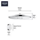 GROHE Chrome Dual PureRain,ActiveRain and PureRain+ActiveRain Showerhead 
