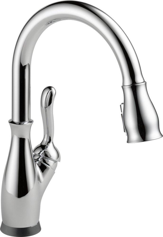 DELTA LELAND: VOICEIQ SINGLE HANDLE PULL-DOWN FAUCET WITH TOUCH20 TECHNOLOGY 