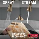 Delta Faucet Lumicoat Champagne Bronze Single Handle Pull Down Touch Activated Kitchen Faucet 
