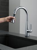 Delta Faucet Arctic Stainless Single Handle Pull Down Touch and Voice Activated Kitchen Faucet 