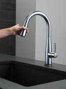 Delta Faucet Arctic Stainless Single Handle Pull Down Touch and Voice Activated Kitchen Faucet 
