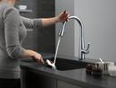 Delta Faucet Arctic Stainless Single Handle Pull Down Touch and Voice Activated Kitchen Faucet 