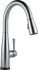 Delta Faucet Arctic Stainless Single Handle Pull Down Touch and Voice Activated Kitchen Faucet 