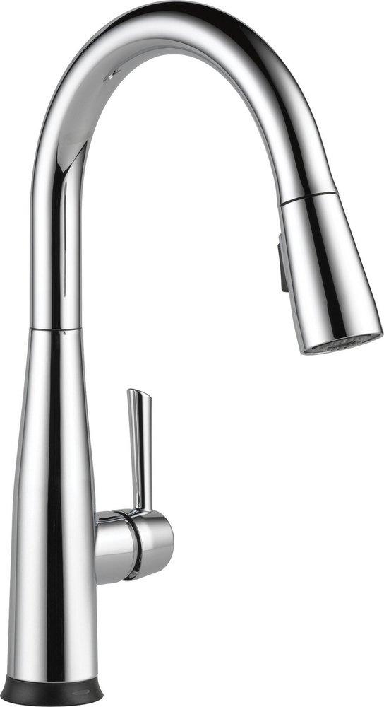 Delta Faucet Chrome Single Handle Pull Down Touch and Voice Activated Kitchen Faucet 