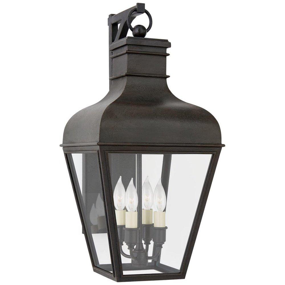 Visual Comfort & Co. Signature French Rust 40W 4-Light 20-1/2 in. Outdoor Wall Sconce 