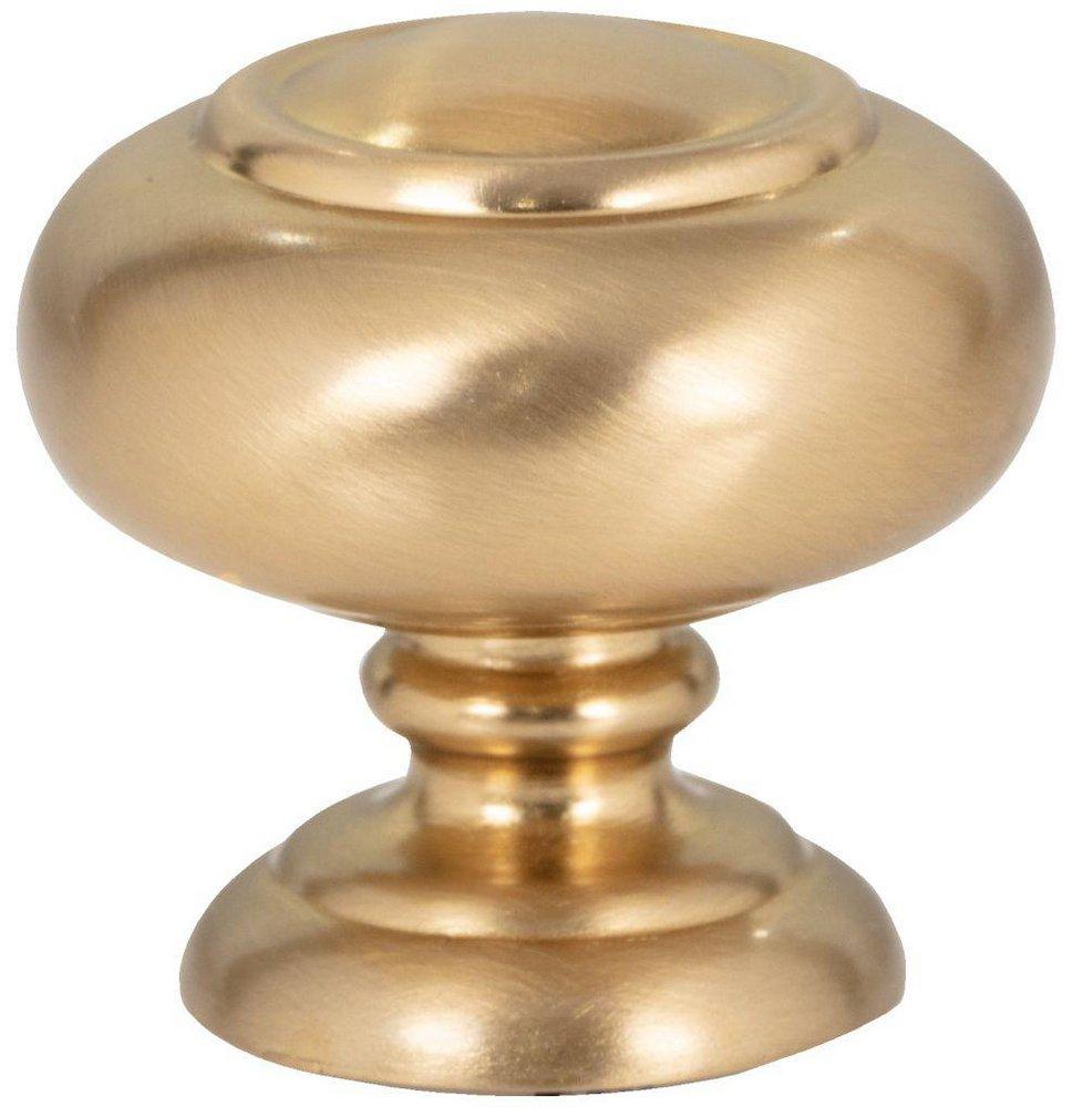 Victoria Knob 1 1/4 Inch Warm Brass 