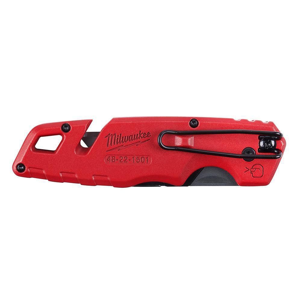 Milwaukee® Red 93/100 in. Folding Utility Knife 