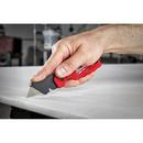 Milwaukee® Red 93/100 in. Folding Utility Knife 