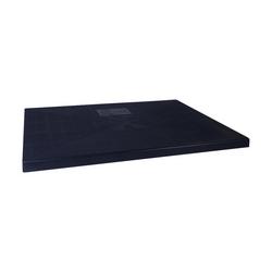 38 in. x 42 in. x 3 in. Plastic Equipment Pad - Black