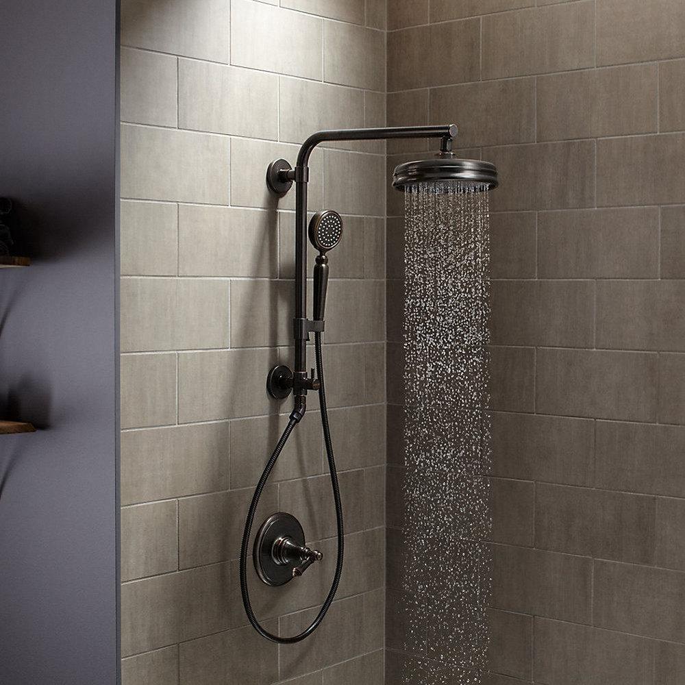 KOHLER Matte Black Shower System 