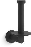 KOHLER Matte Black Wall Mount Toilet Tissue Holder 