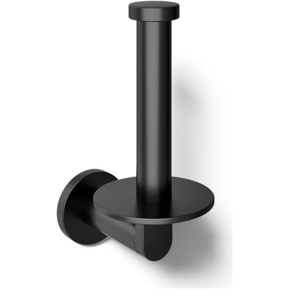KOHLER Matte Black Vertical Toilet Tissue Holder 