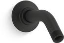 5-3/8 in. Shower Arm and Flange in Matte Black