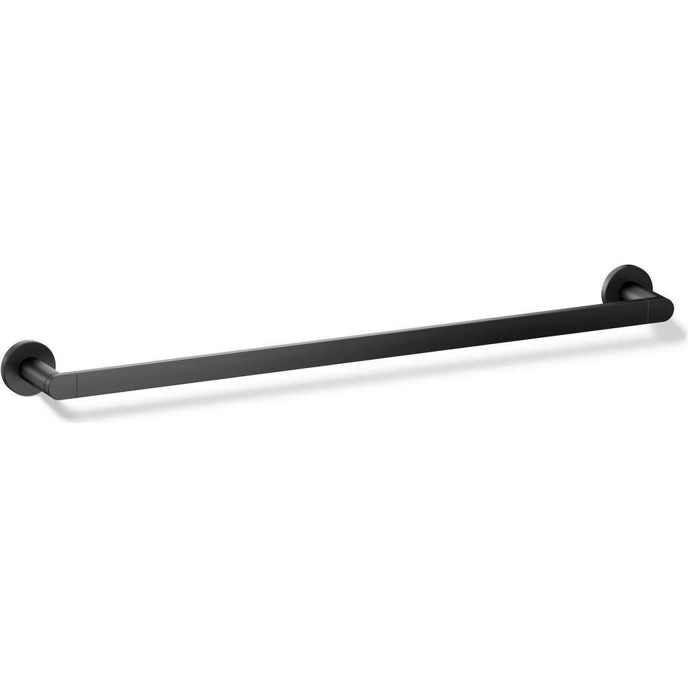 KOHLER Matte Black Towel Bar 