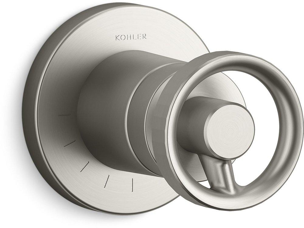 KOHLER Vibrant&reg; Brushed Nickel Volume Control Valve Trim 