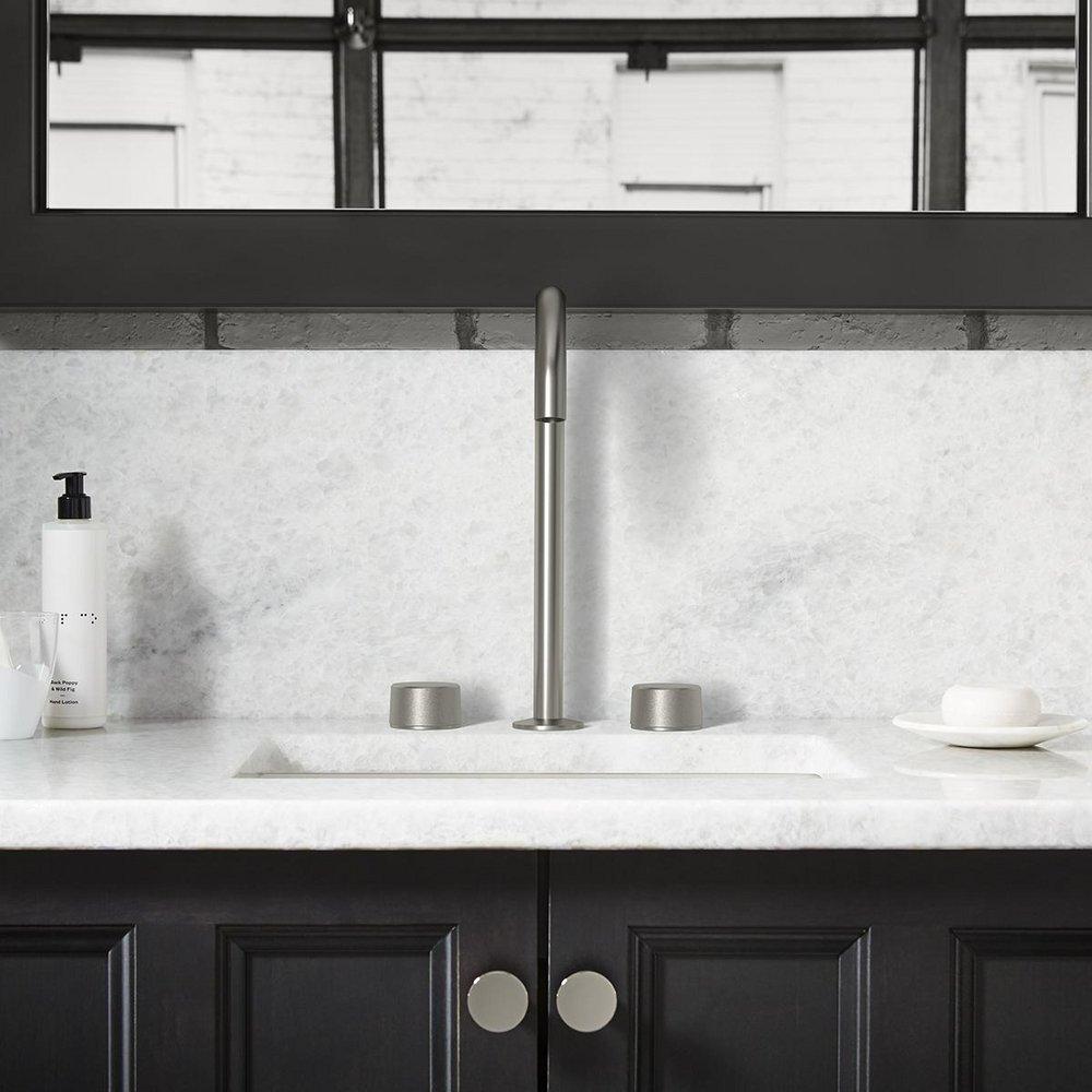 KOHLER Vibrant Brushed Nickel Tube Brass Spout in Vibrant&reg; Brushed Nickel 