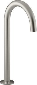 1-1/4 in. OD Tube Brass Spout in Vibrant® Brushed Nickel
