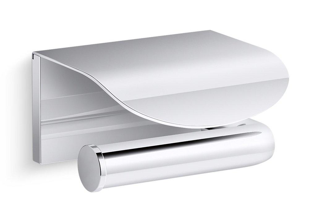KOHLER Polished Chrome Wall Mount Toilet Tissue Holder 