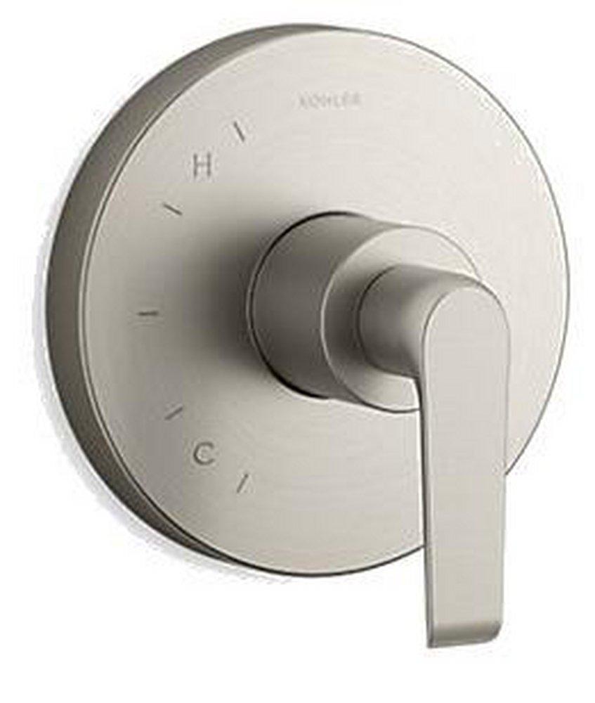 KOHLER Vibrant® Brushed Nickel Single Handle Bathtub & Shower Faucet (Trim Only) 