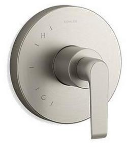 Single Handle Pressure Balancing Valve Trim in Vibrant® Brushed Nickel