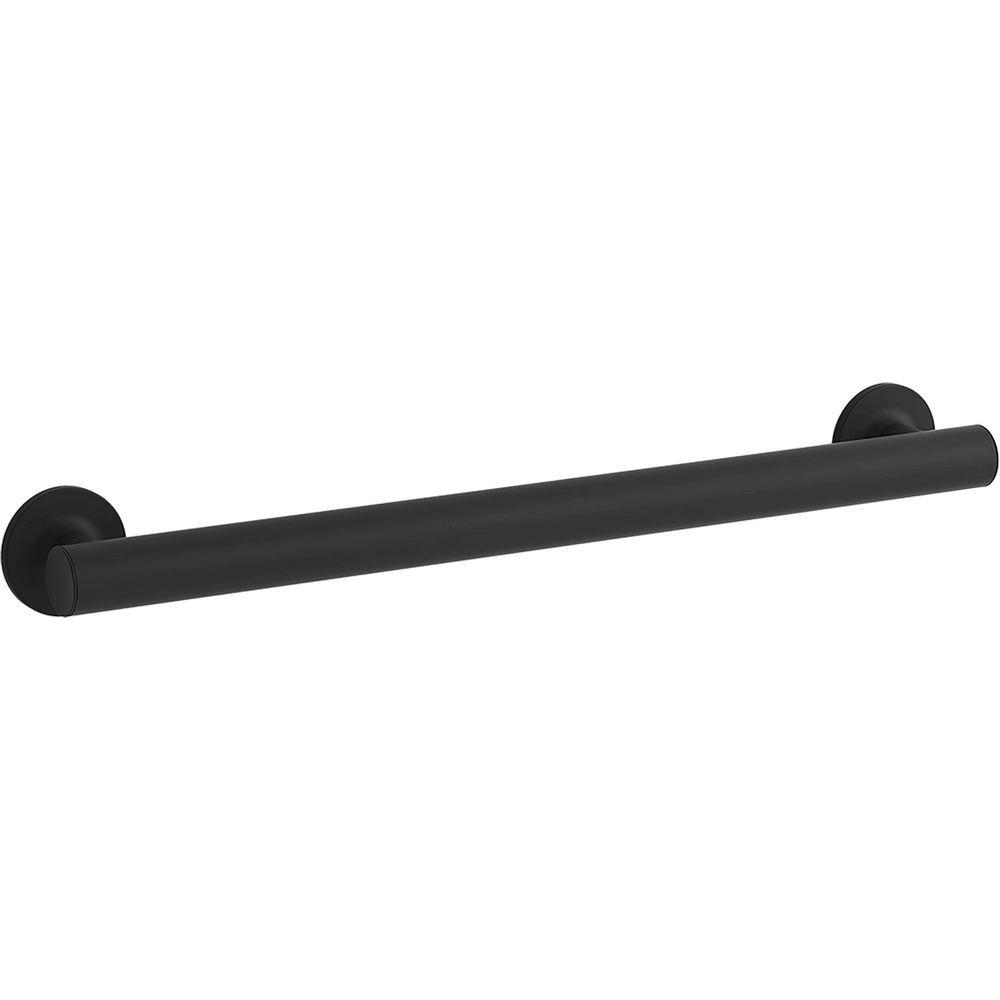 KOHLER Matte Black 20-7/16 in. Grab Bar 