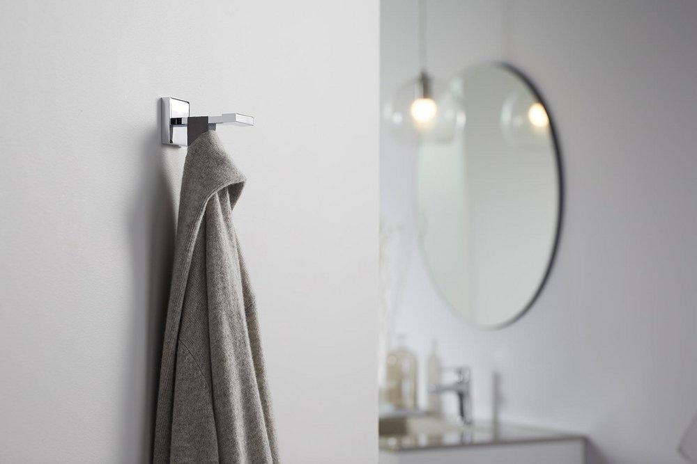 KOHLER Polished Chrome 1-Hook Robe Hook 