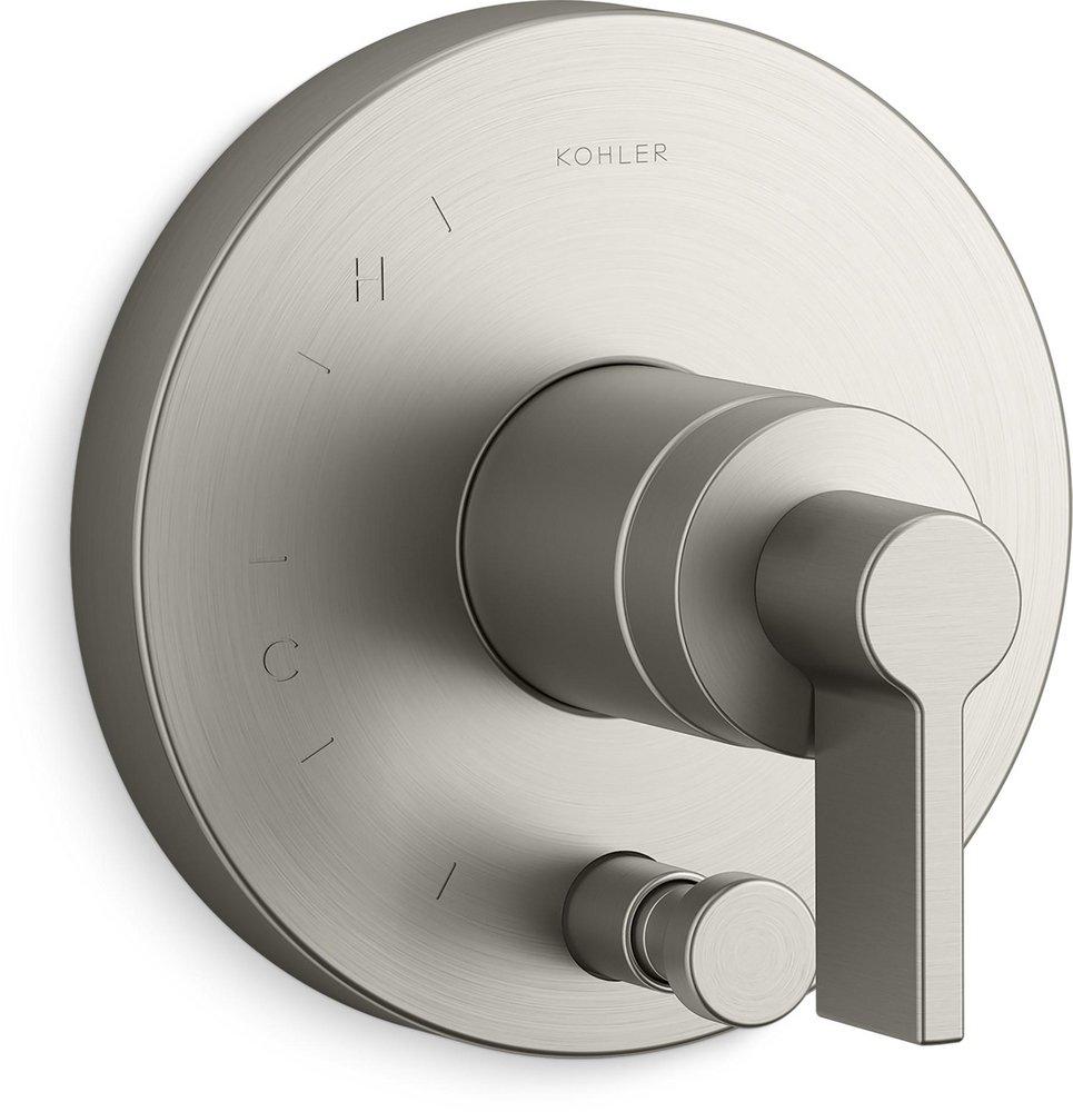 KOHLER Vibrant&reg; Brushed Nickel Single Handle Bathtub & Shower Faucet Trim Only 