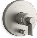 KOHLER Vibrant&reg; Brushed Nickel Single Handle Bathtub & Shower Faucet Trim Only 