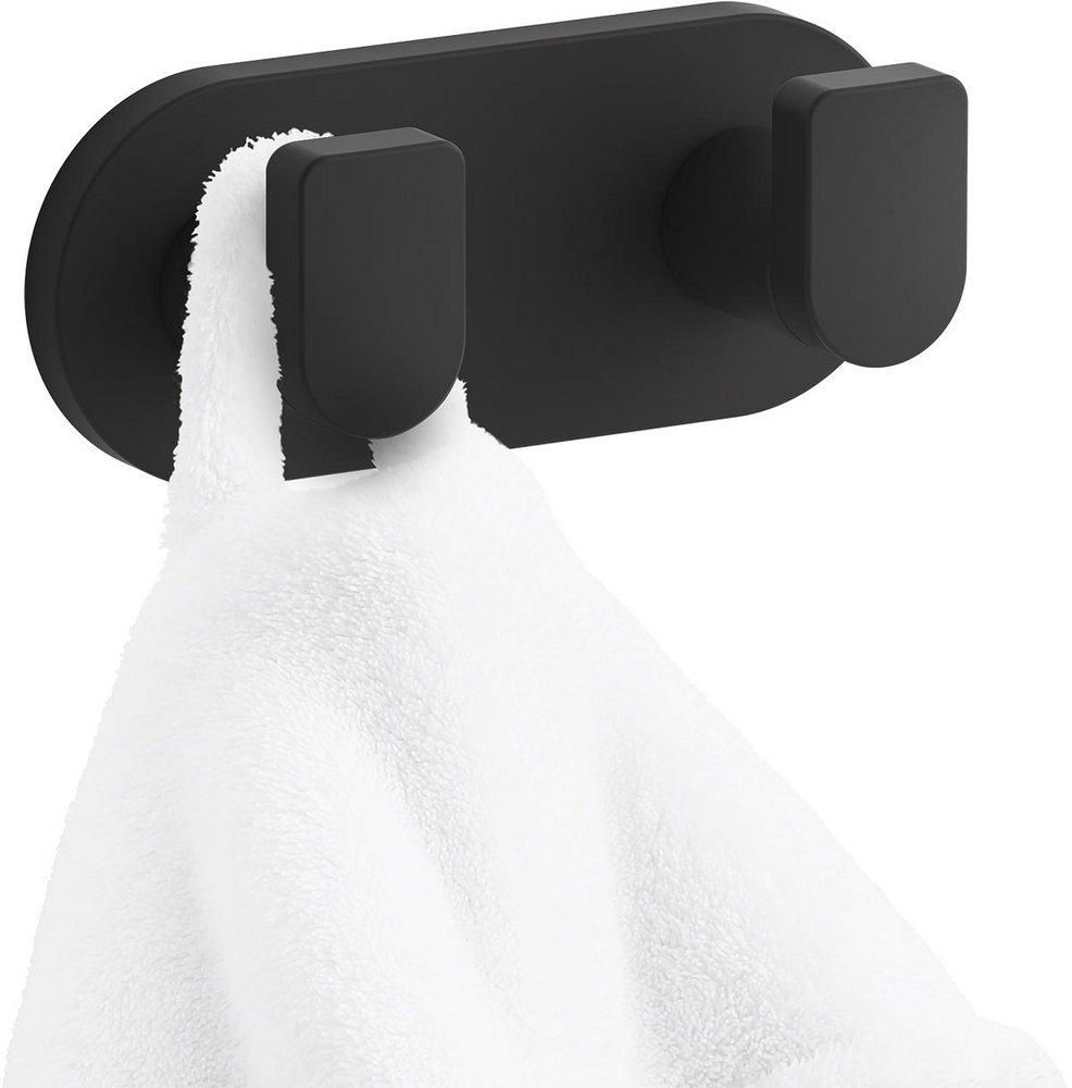 KOHLER Matte Black 2 Robe Hook 