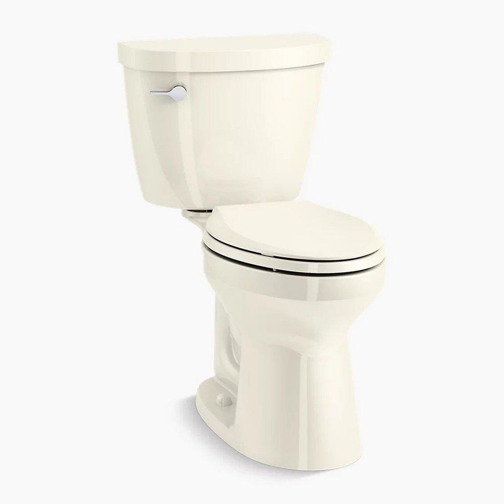 KOHLER Biscuit 1.28 gpf Elongated Two Piece Toilet 