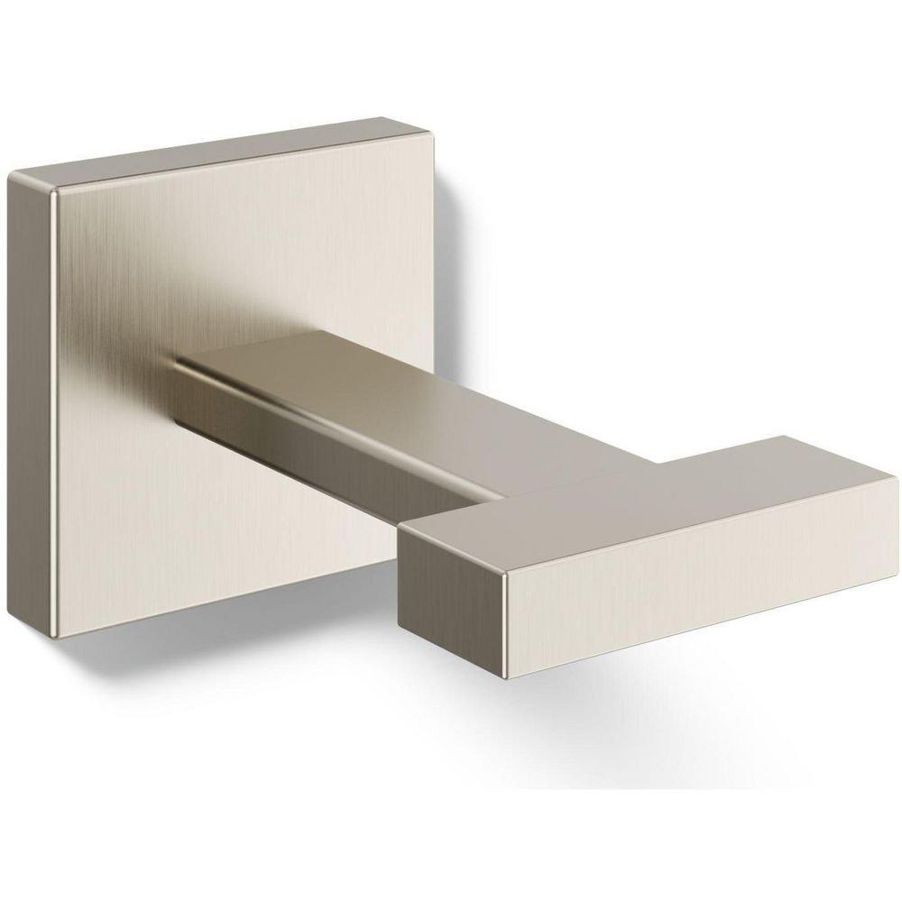 KOHLER Vibrant Brushed Nickel 1-Hook Robe Hook 