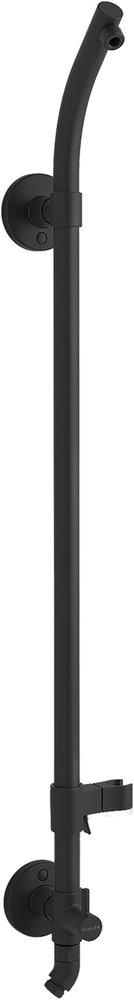 KOHLER Matte Black 28-1/2 in. Shower Rail 