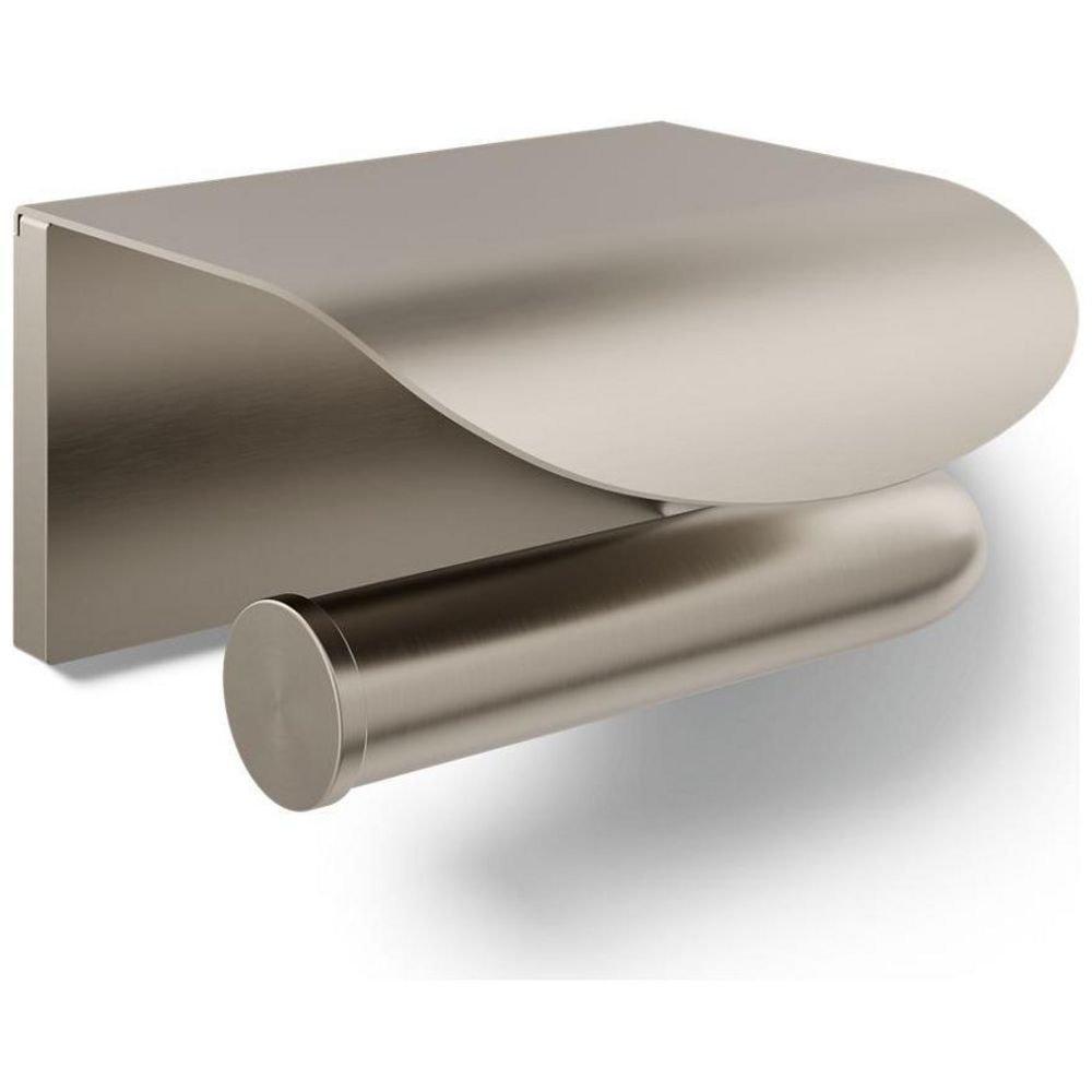 KOHLER Vibrant Brushed Nickel Wall Mount Toilet Tissue Holder 