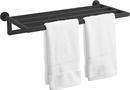 24 in. Towel Holder in Matte Black